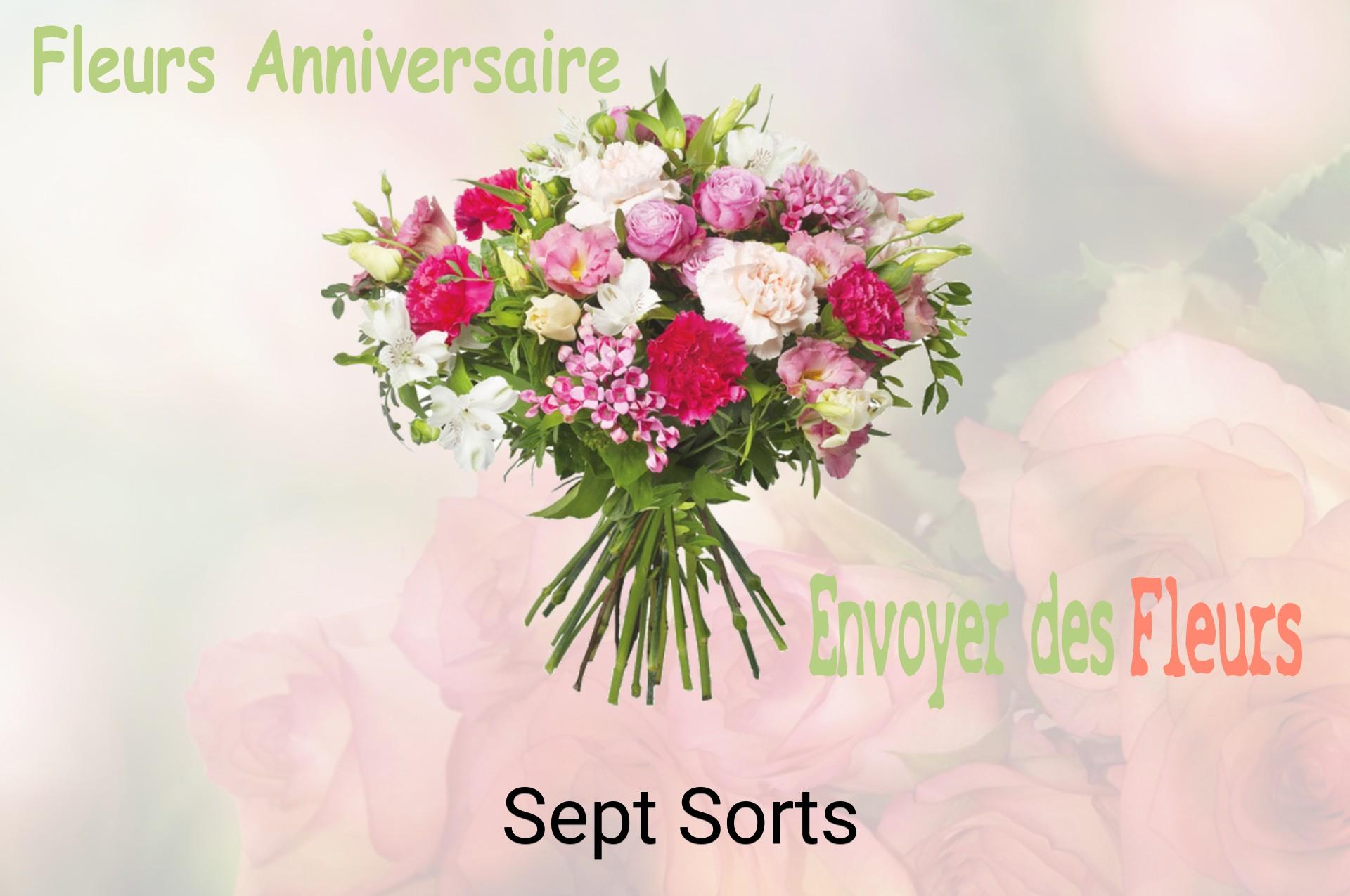 Bouquet de fleurs d’anniversaire livré à Sept-Sorts